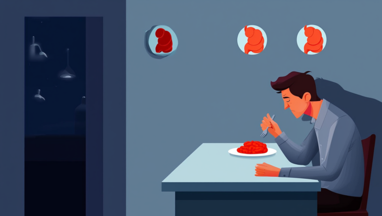 Estresse e Jantar Tarde Aumentam Risco de Problemas Intestinais